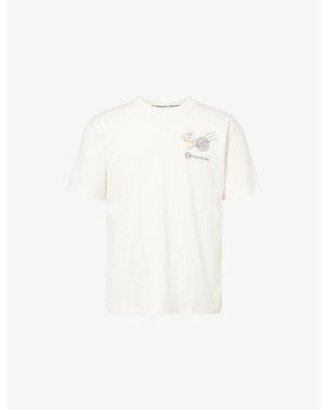 Sergio Tacchini Vacanza Graphic-Print Cotton T-Shirt - White