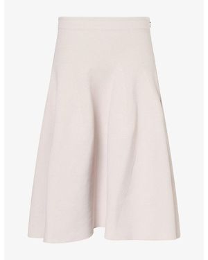 CFCL Milan Flared Knitted Midi Skirt - Pink