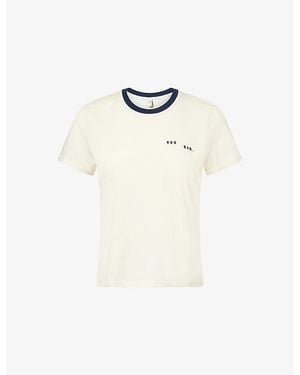SIR. Crew-Neck Short-Sleeve Cotton T-Shirt - White