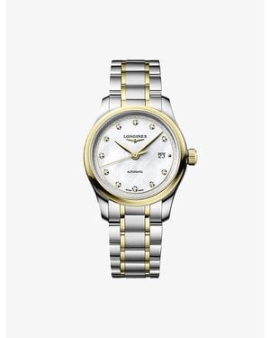 Longines Master Collection Stainless-Steel And Diamond Automatic Watch 36Mm - Metallic