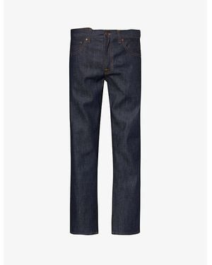 Nudie Jeans Gritty Jackson Straight-Leg Regular-Fit Denim Jeans - Blue