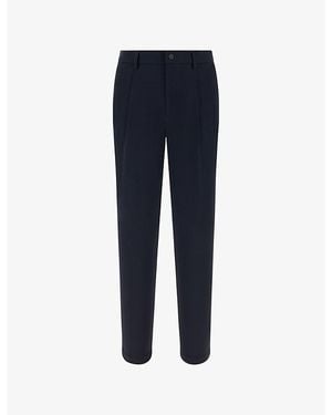 BOGGI B-Tech Tapered-Leg Stretch-Woven Trousers - Blue