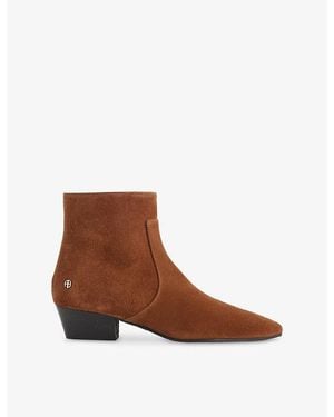 Anine Bing Freya Suede Ankle Boots - Brown