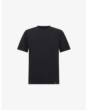BOGGI Crewneck Short-Sleeve Supima Cotton T-Shirt - Black