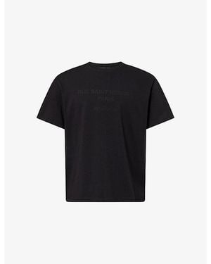 FIFA 1904 Brand-Print Cotton-Blend T-Shirt - Black