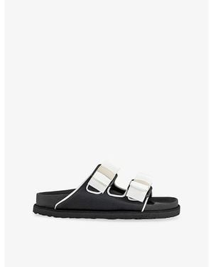 Birkenstock Arizona Bow Satin Sandals - Black