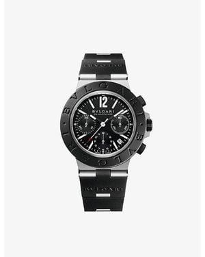 BVLGARI And Titanium Automatic Watch - Black