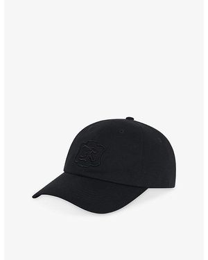 The Kooples Brand-Embroidered Cotton Cap - Black