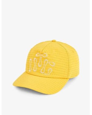 Honor The Gift Embroidered Woven Baseball Cap - Yellow