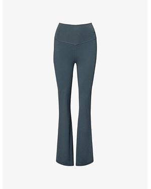 GYMSHARK Elevate Flared 2.0 Yoga Leggings - Blue