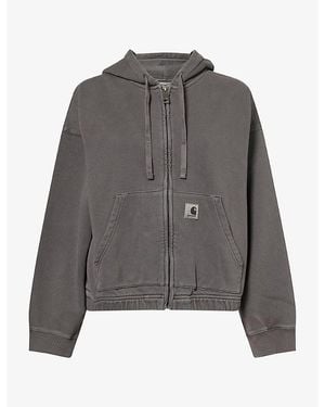 Carhartt Hoggard Hooded Cotton-Jersey Jacket - Gray