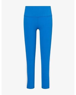 Splits59 Clare High-Waist Rigor Leggings - Blue