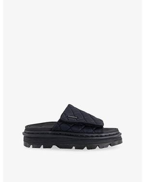Dr. Martens Zebzag Canvas Slides - Blue