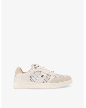 KG by Kurt Geiger Kindred Faux-Leather Low-Top Sneakers - White