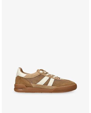 Steve Madden Verdict Suede Trainers - Natural