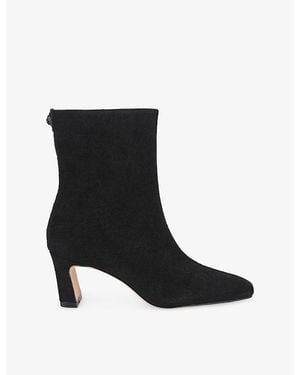 Kurt Geiger Eaton Suede Ankle Boots - Black