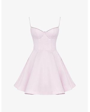 House Of Cb Ballerina Minimoiselle Tulle Satin Mini Dress - Pink