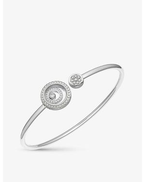 Chopard Happy Spirit 18Ct And Diamond Bangle - White