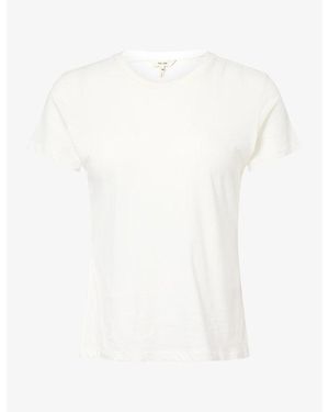 ME+EM Shrunken Layering Cotton-Jersey T-Shirt - White
