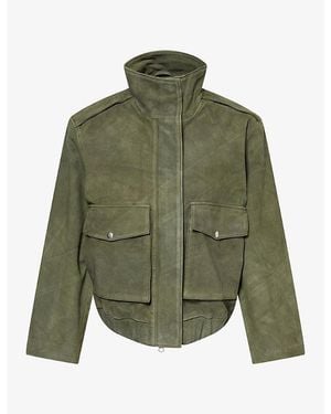 Neuw Scene Suede Jacket - Green