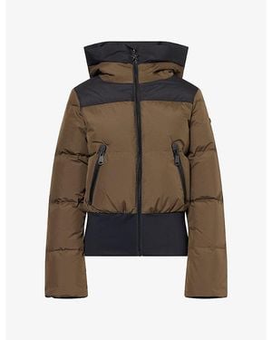 Goldbergh Village Hooded Down Ski Jacket - Green