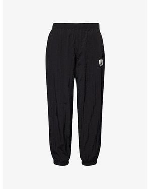 BBCICECREAM Small Arch Logo-Print Woven Track Bottoms - Black