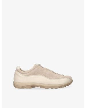 Diemme Bardolino Suede And Leather Trainers - Natural