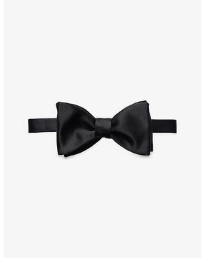 Eton Self-Tied Silk Bow Tie - Black