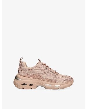 Steve Madden Zonar Woven Trainers - Pink
