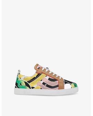 Christian Louboutin Louis Junior Woven Sneakers - Multicolor