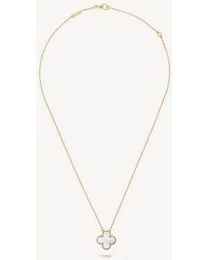 Van Cleef & Arpels Vintage Alhambra And Mother-of-pearl Pendant - Natural