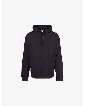 GYMSHARK Power Oversized-Fit Cotton-Jersey Hoody - Blue