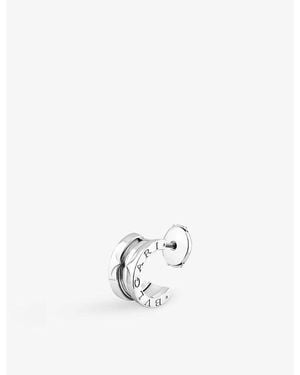 BVLGARI B.Zero1 18Ct Single Hoop Earring - White