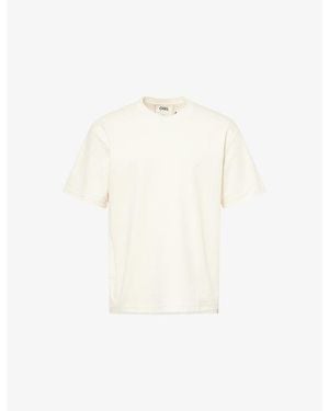 Oas Ovi Crewneck Cotton T-Shirt - White