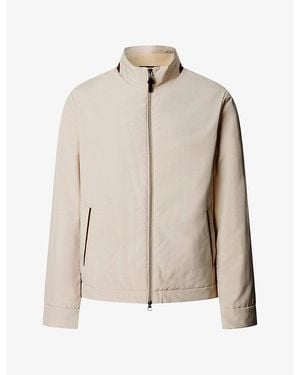 Hackett Stand-Collar Padded Woven Jacket - Natural