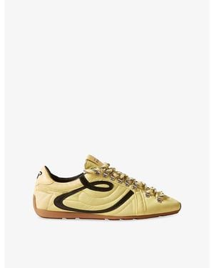 Claudie Pierlot Swing Woven Sneakers - Yellow