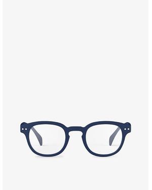 Izipizi #C Square-Framed Reading Glasses - Blue
