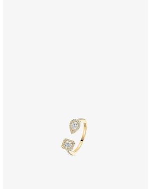 Messika My Twin Toi & Moi 18Ct- And 0.45Ct Diamond Ring - White