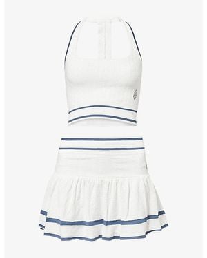 Fp Movement Free People X Advantage Top And Skort Jersey Set - White