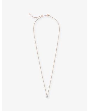 Kismet by Milka Comet Mini 0.04Ct Diamond Pendant Necklace - White