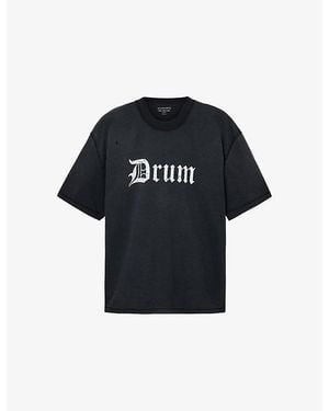 AllSaints Snare Short-Sleeved Cotton-Jersey T-Shirt - Black