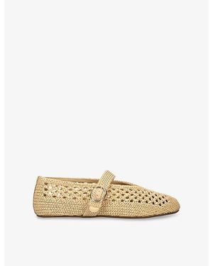 Steve Madden Alara Woven Ballet Flats - Natural