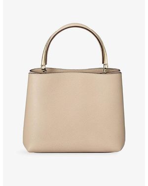 Cartier Panthère Double Small Leather Top-Handle Bag - Natural