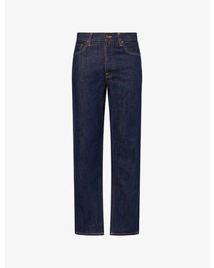 Nudie Jeans Rad Rufus Straight-Leg Denim Jeans - Blue