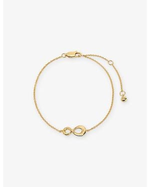 Monica Vinader Infinity 18Ct Vermeil Bracelet - Metallic
