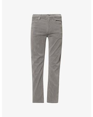 FRAME Modern Straight-Leg Stretch-Denim Jeans - Grey