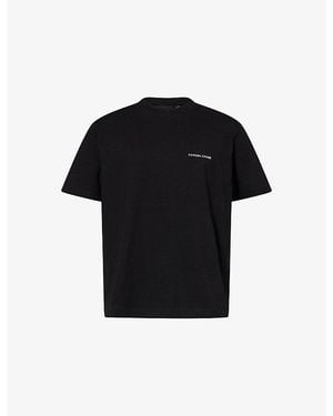 Canada Goose Novo Graphic-Print Cotton-Jersey T-Shirt - Black