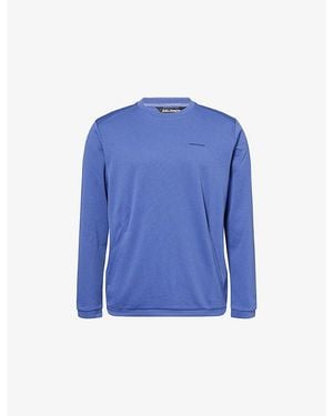 Salomon Motomesh Crewneck Woven Top - Blue