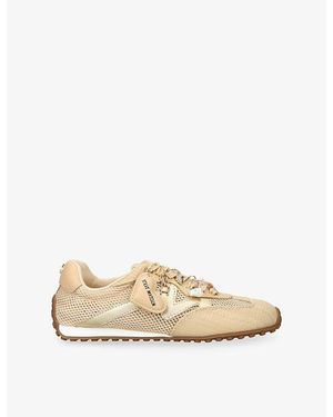 Steve Madden Coheart Raffia Sneakers - Natural