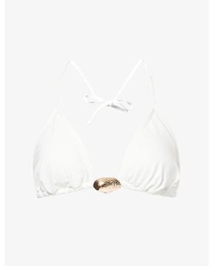 4th & Reckless Davina Bikini Top - White